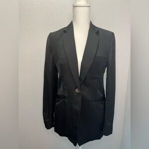 Sandro black blazer size 36